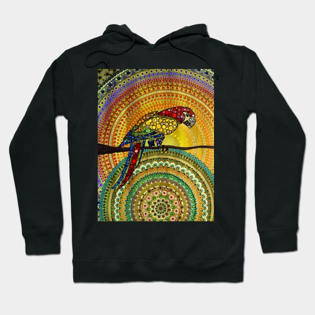 Macaw Hoodie by Deborah Malcolm